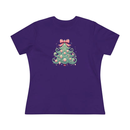 🎄💖 Pastel Dream Christmas Tree ✨🎀 - Women's Softstyle Tee - Whippie's