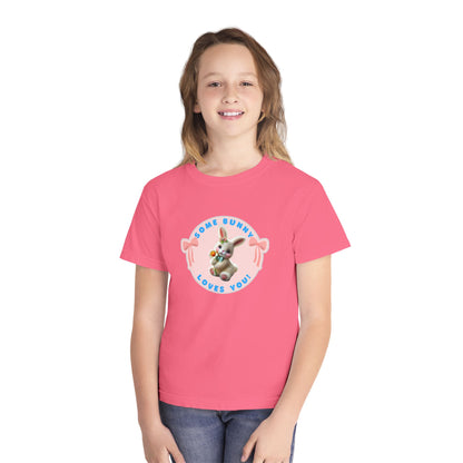 Some Bunny Loves You Youth Midweight Tee - Hop into Easter with Adorable Style! 🐰💖