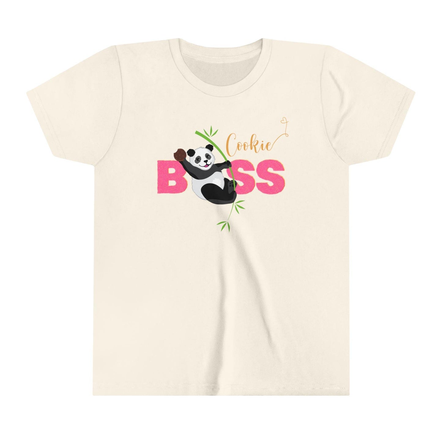 Cookie Boss Youth Tee - Panda-monium at the Cookie Booth! 🍪👑🐼 - Whippie's