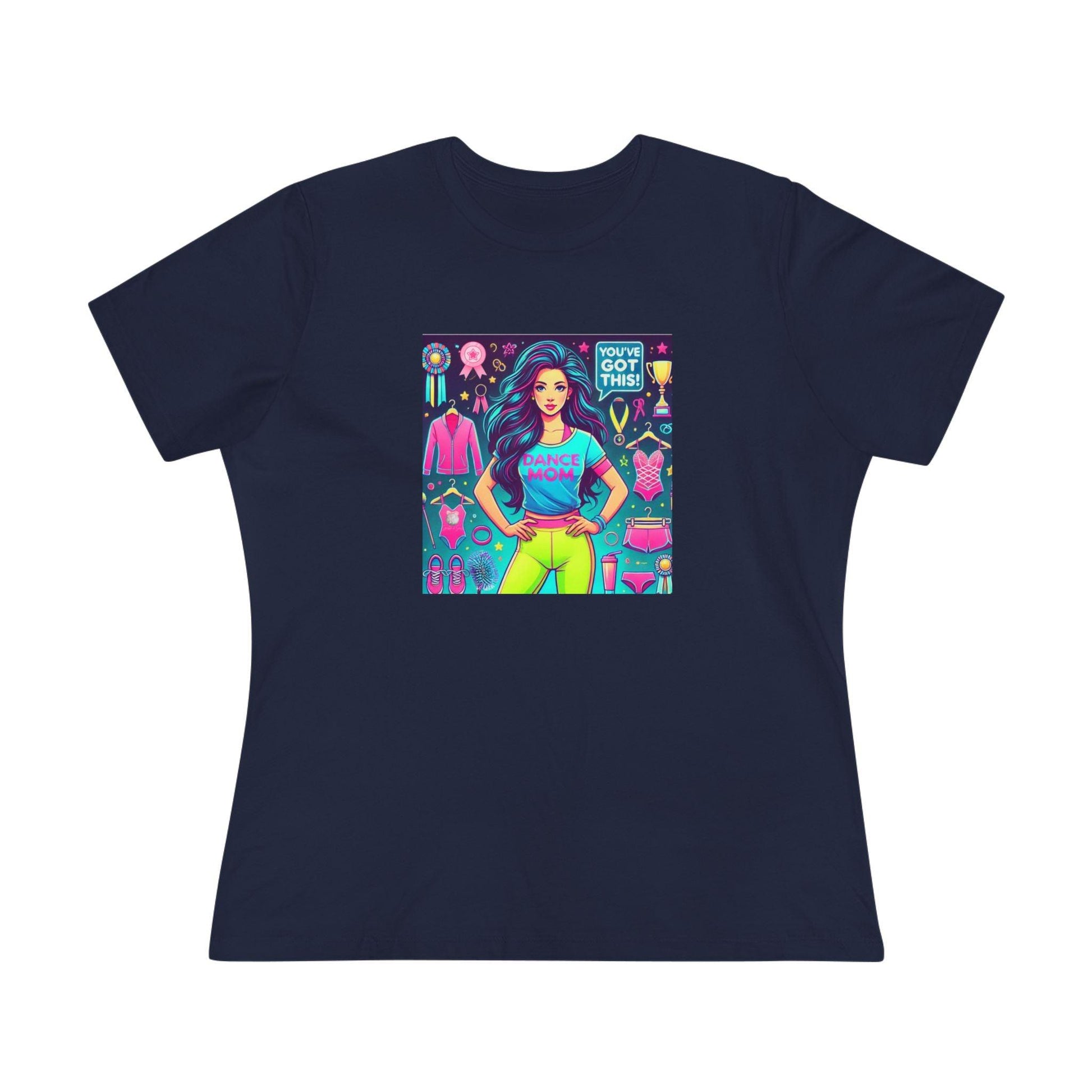 Dance Mom Magic (Black Hair) - A Colorful Celebration 🌈 - Women's Softstyle Tee - Whippie's