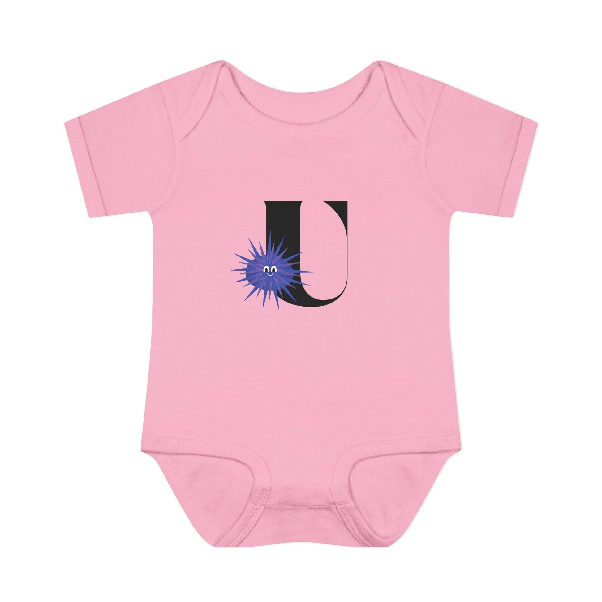 Alphabet Adventures: Letter U - Unforgettable Urchin Baby Onesie U is for Unforgettable Urchin! - Whippie's