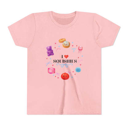 Squishies Shirt for Girls | I Love Squishies Youth Tee