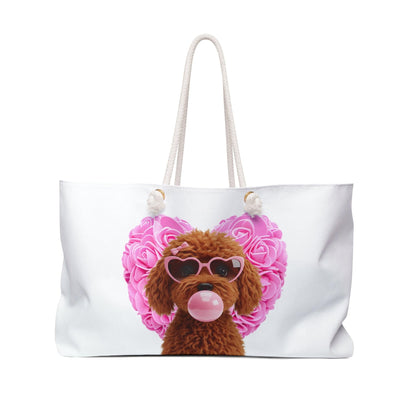 Doodle Love Weekender Tote Bag - 💖 Carry Your Cuteness with Style! 💖 - Whippie's