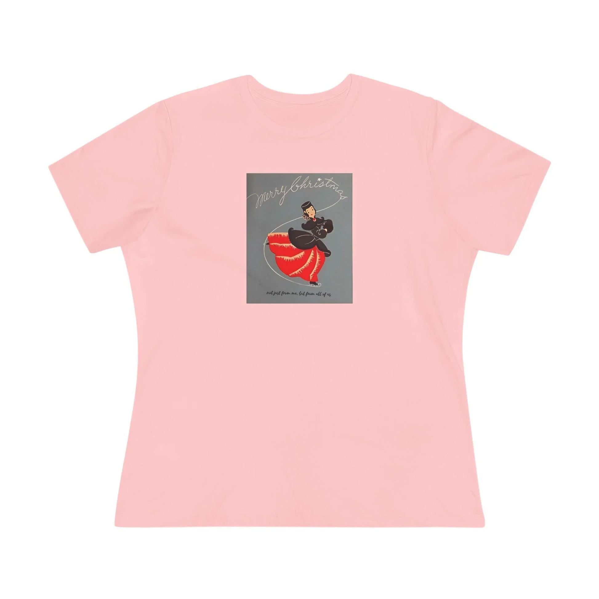 Ice Skating - Merry Christmas - Women's Softstyle Tee - Whippie's