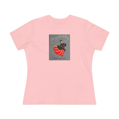 Ice Skating - Merry Christmas - Women's Softstyle Tee - Whippie's