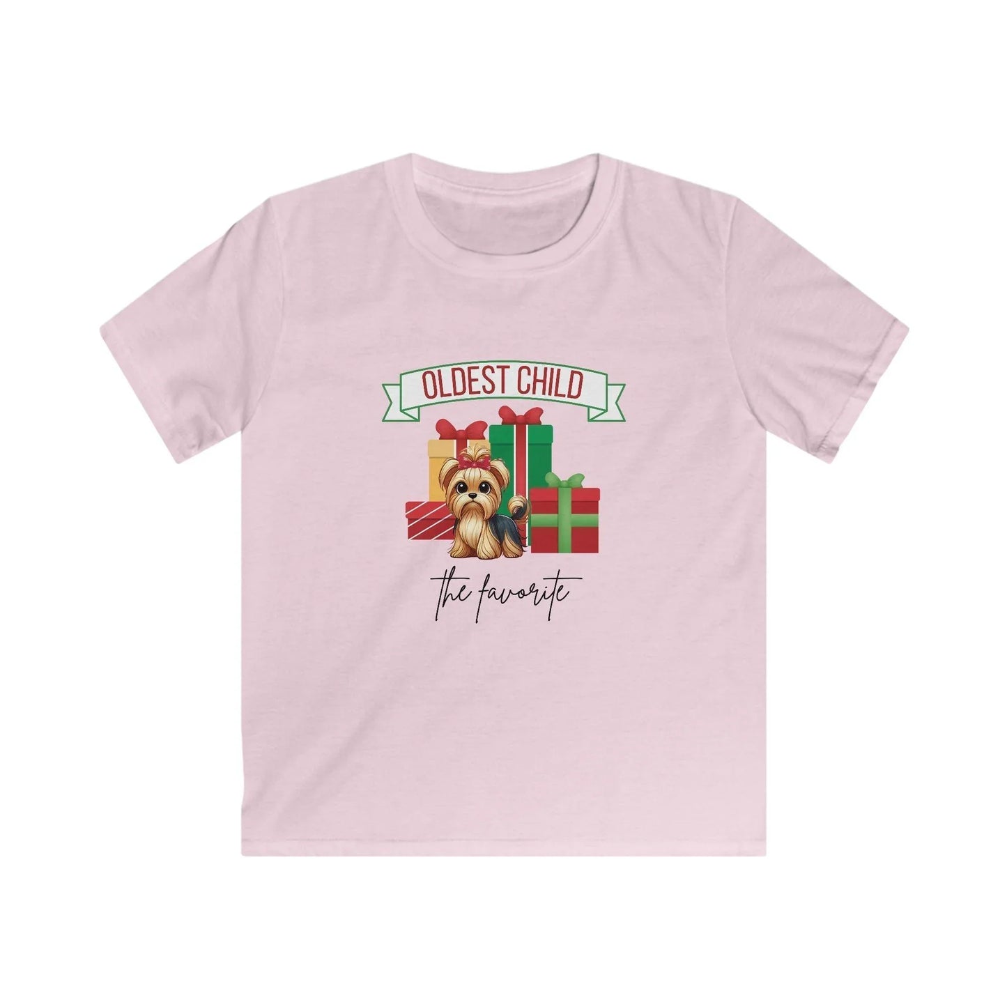 The Oldest Child, The Favorite 🎁🐶 Yorkie - Kids' Tee! 🎁👑 - Whippie's