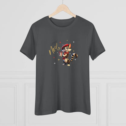J'attends Noël 🐈‍⬛ Women's Tee 🎄 A purr-fectly Parisian Christmas! - Whippie's