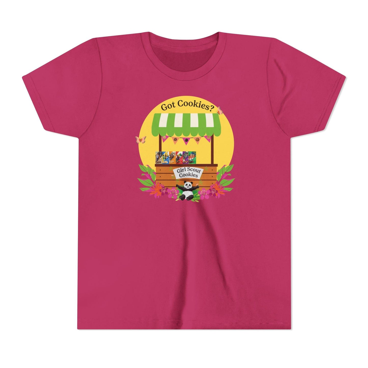 Got Cookies? Youth Tee - Support Your Local Girl Scout! 🍪🐼 - Whippie's