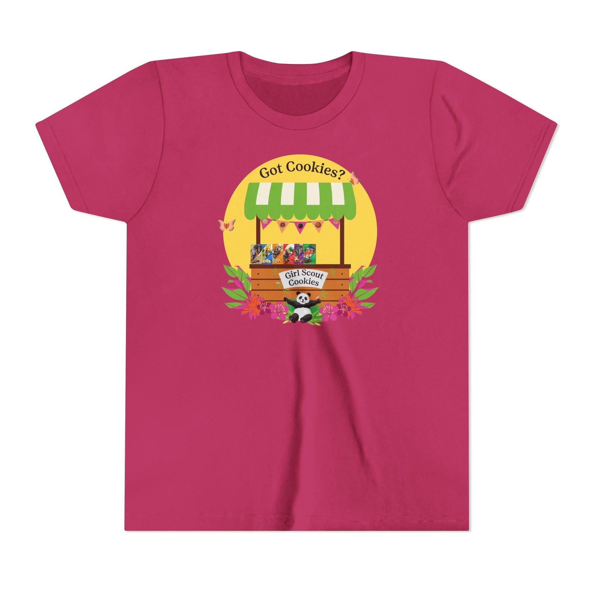 Got Cookies? Youth Tee - Support Your Local Girl Scout! 🍪🐼 - Whippie's