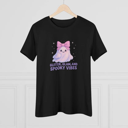 Glitter, Glam, & Spooky Vibes Women's Relaxed Tee - Whippie's