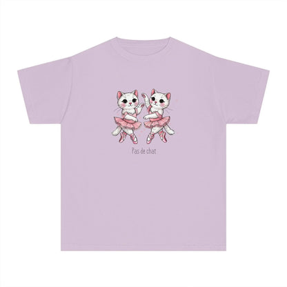 🐈‍⬛ Pas de Chat 🩰 Youth Midweight Tee ✨ - Whippie's