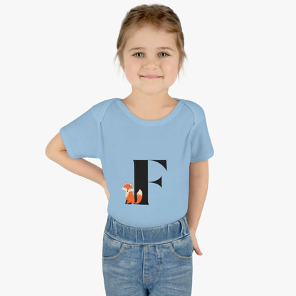 Alphabet Adventures: Letter F - Fox Onesie - Whippie's