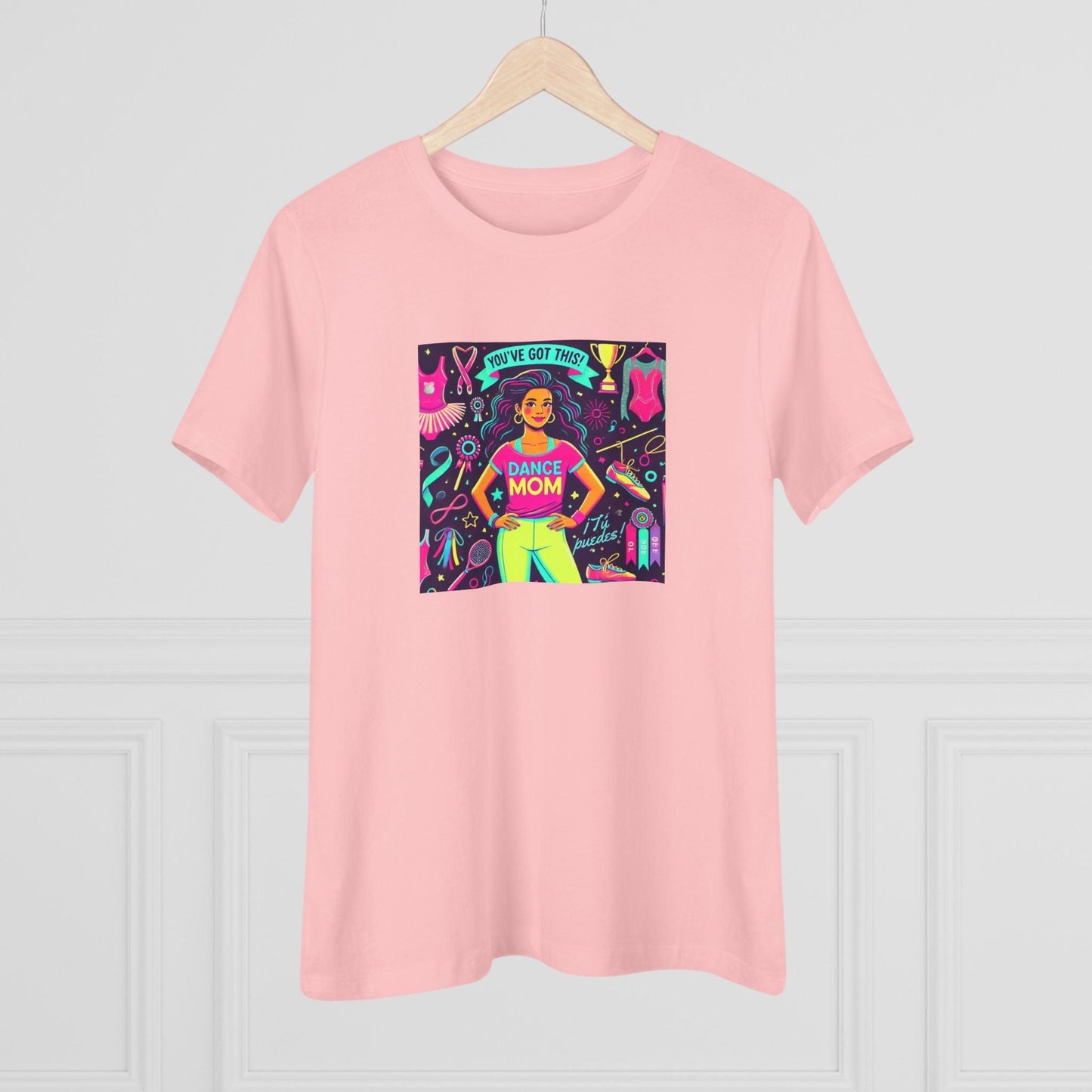 Dance Mom Magic (Latina Mom) - A Colorful Celebration 💃🌈 - Women's Softstyle Tee - Whippie's