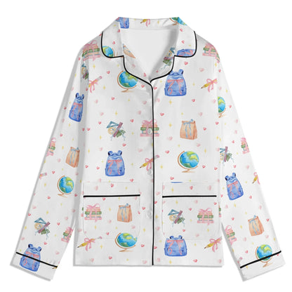 Back to School Adventures Kids Pajama Set with Pockets - Whippie's