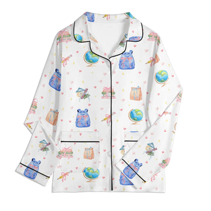 Back to School Adventures Kids Pajama Set with Pockets - Whippie's