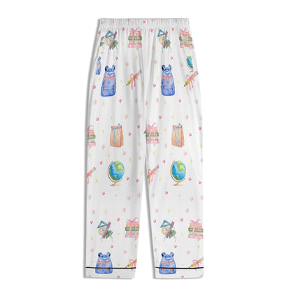 Back to School Adventures Kids Pajama Set with Pockets - Whippie's