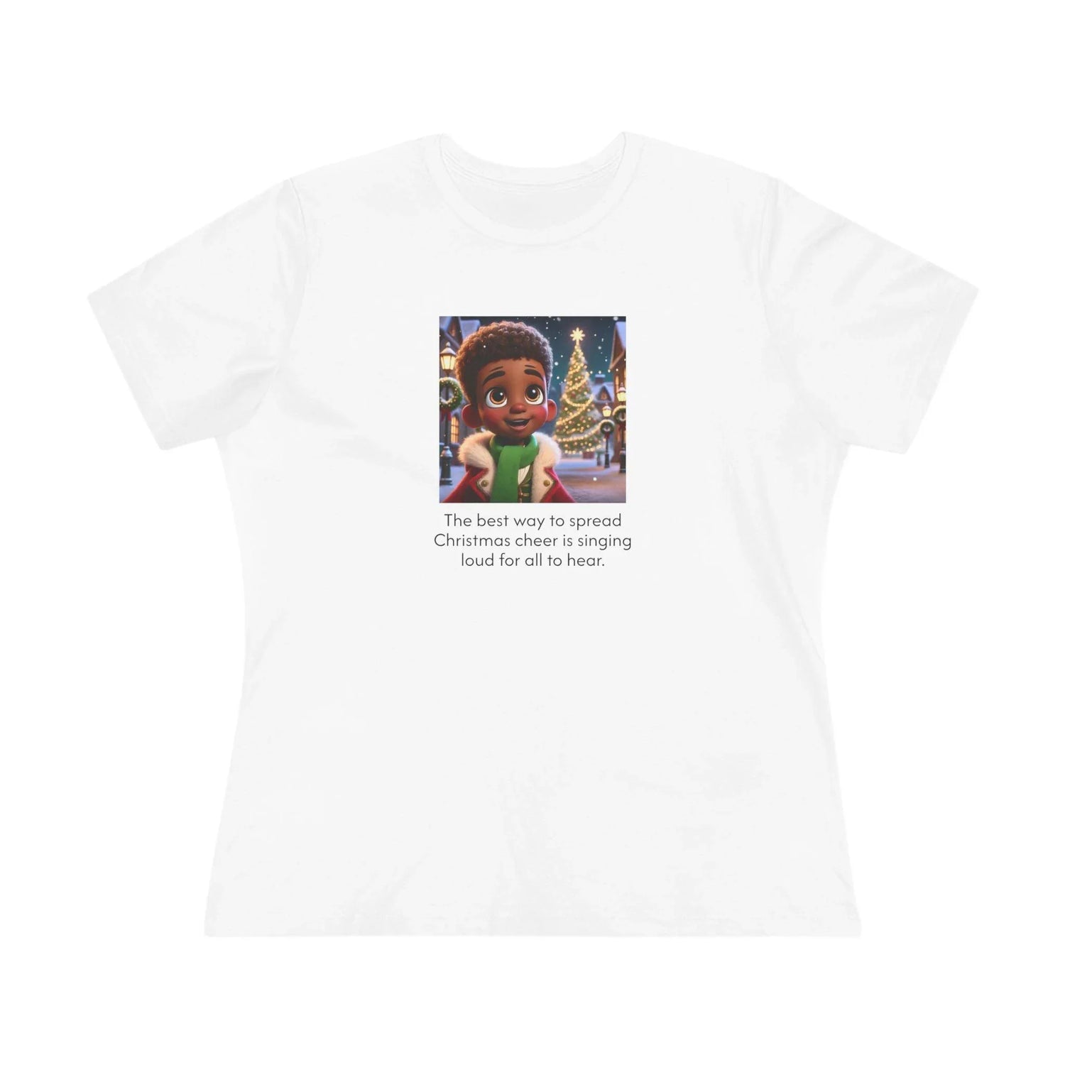 Caroler - Christmas Cheer - Younger BH Boy - Women's Tee - Whippie's