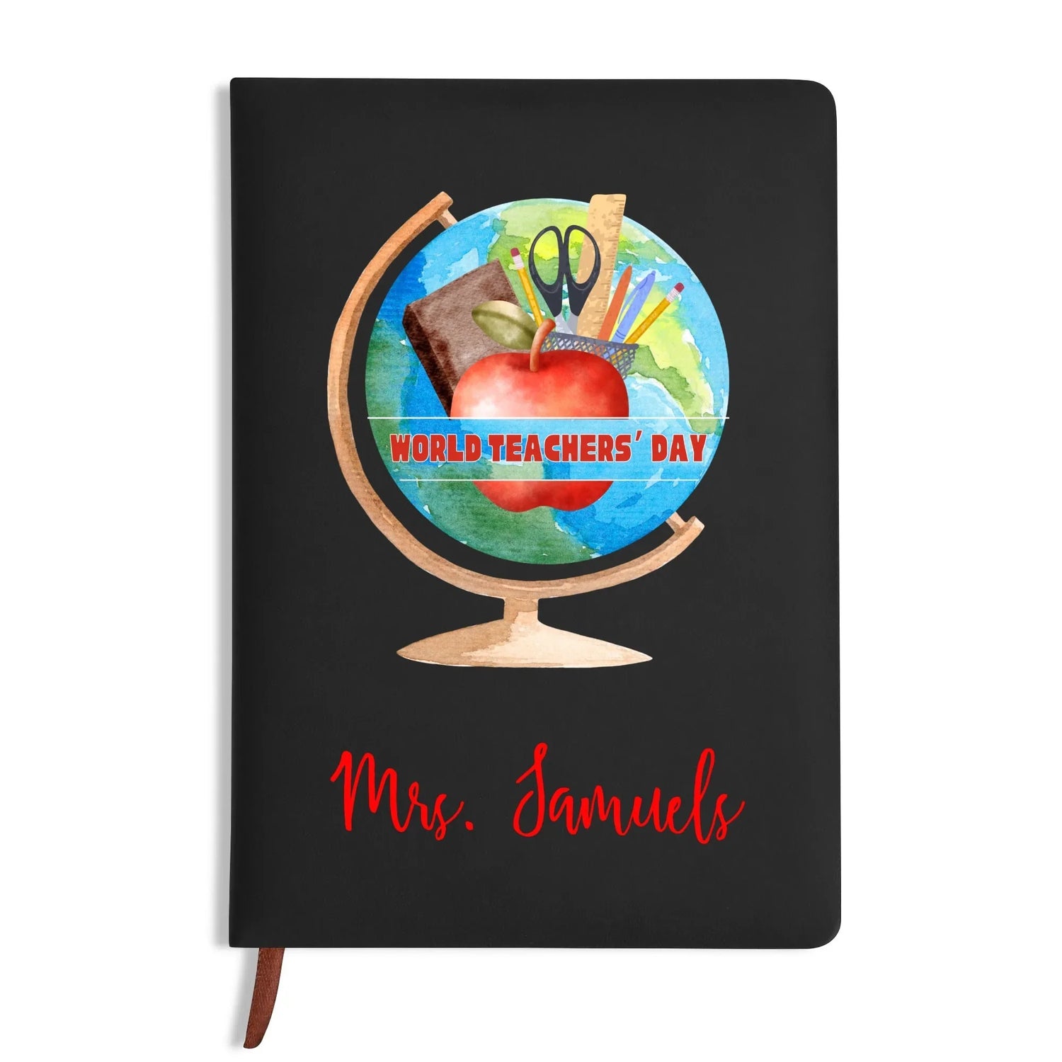World Teachers Day PU Leather Notebook  - Personalizable