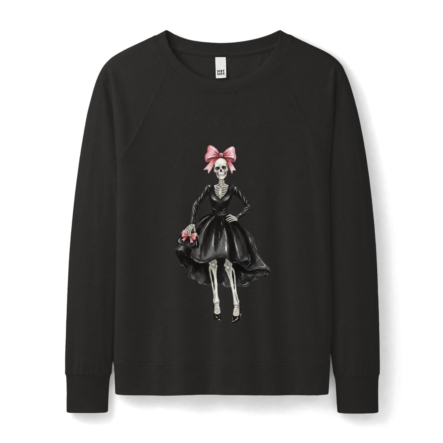 Skeleton Sweatshirt | Skeleton Fashionista Women’s Lightweight French Terry Top