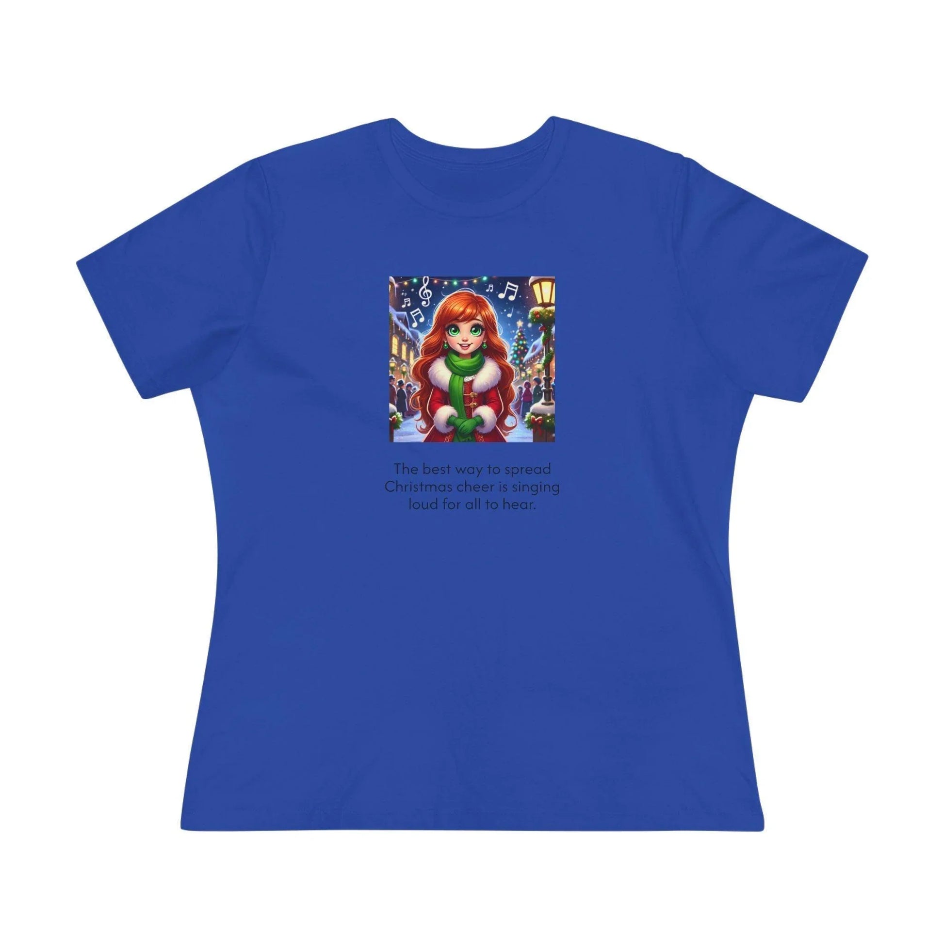 Caroler - Christmas Cheer - RH Girl - Women's Tee - Whippie's