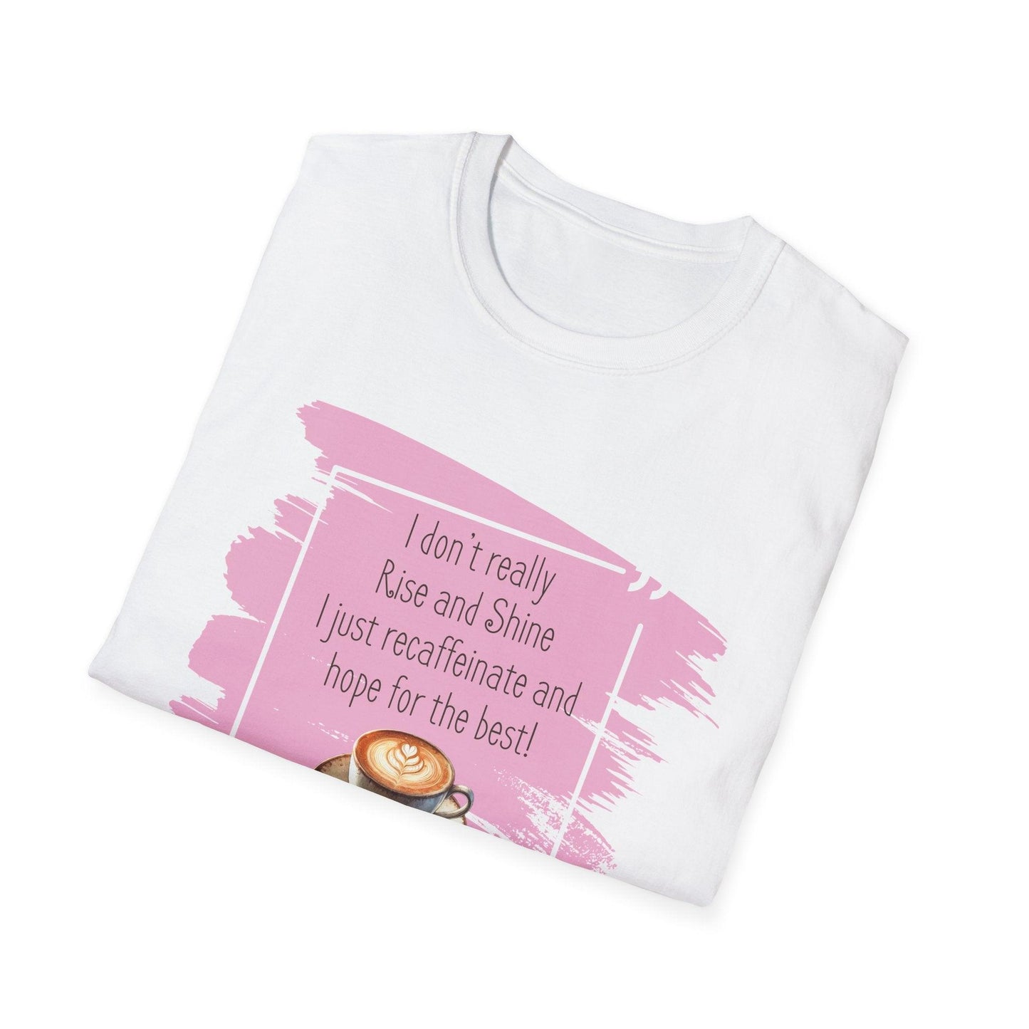 Recaffeinate & Hope Unisex Tee - But First, Coffee! ☕️💖 - Whippie's