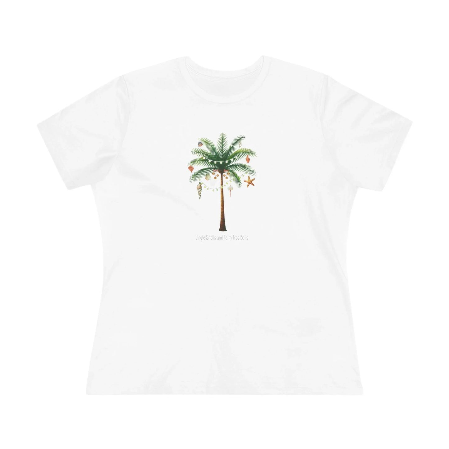 🌴 Jingle Shells & Palm Tree Bells 🐚 Women's Tee ☀️ - Whippie's
