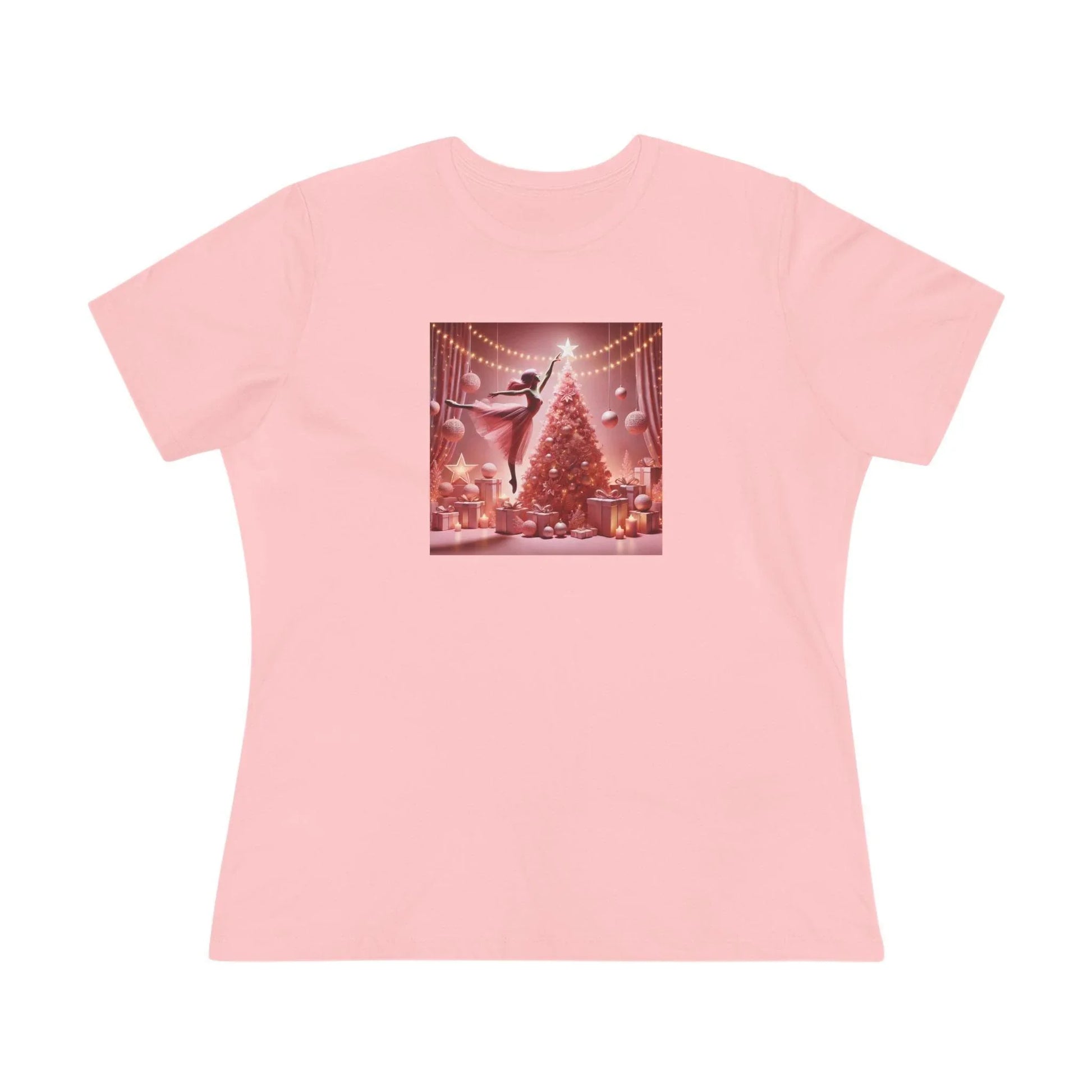 Pink Leap into the Holidays - Women's Softstyle Tee - Whippie's