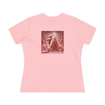 Pink Leap into the Holidays - Women's Softstyle Tee - Whippie's