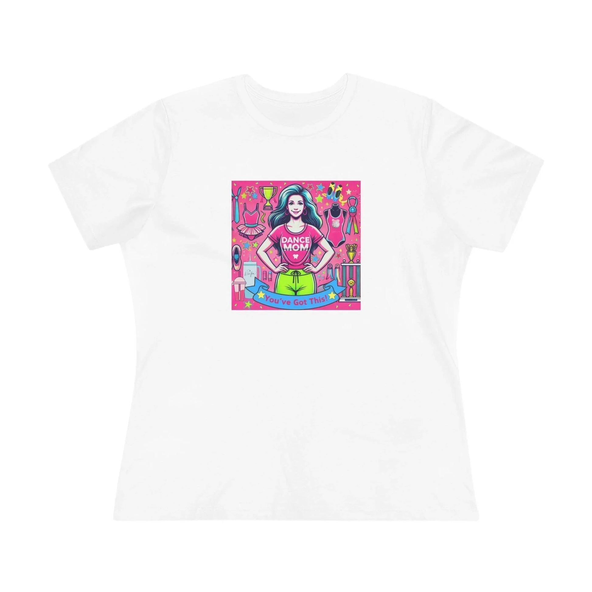 Dance Mom Magic (Brunette Mom) - A Colorful Celebration 🌈 - Women's Softstyle Tee - Whippie's