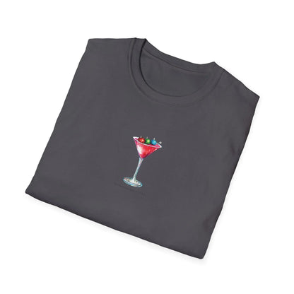 My Christmas Spirit is Vodka 🍸🎄 - Unisex Softstyle T-shirt - Whippie's