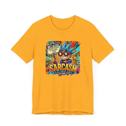 🎭 Sarcasm: It's Better Than Slapping 😉 Unisex Jersey Tee ✨ - Whippie's
