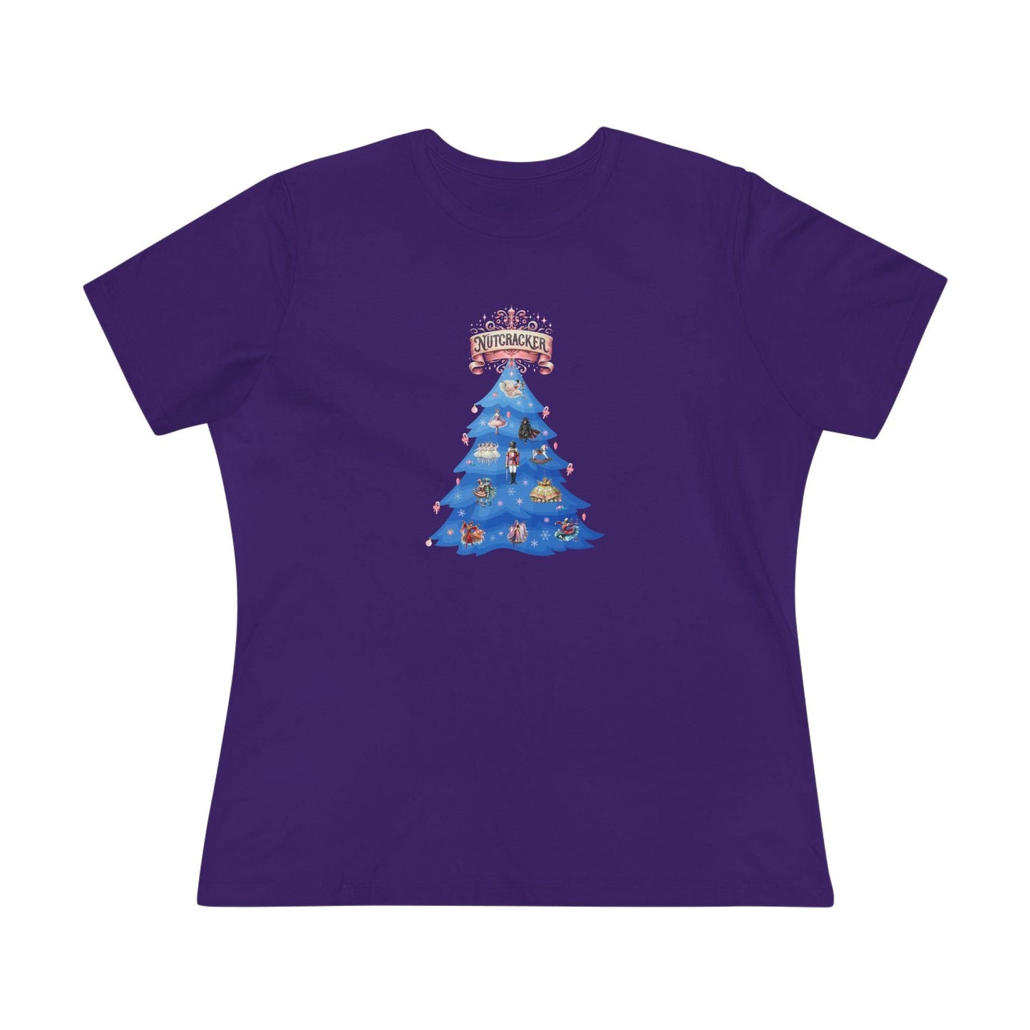 Nutcracker Christmas Tree - A Festive Affair! 🎄✨ Women's Softstyle Tee - Whippie's