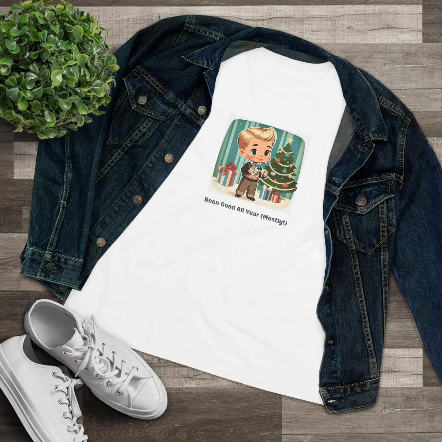 Been Good All Year (Mostly!) - Women's Softstyle Tee - Whippie's