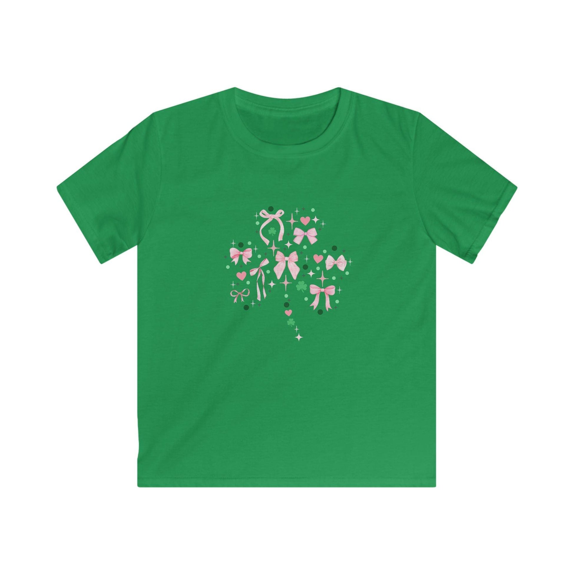 Shamrock Sparkle Youth Tee - ☘️💖 Shine Bright this St. Patrick's Day! 💖☘️ - Whippie's