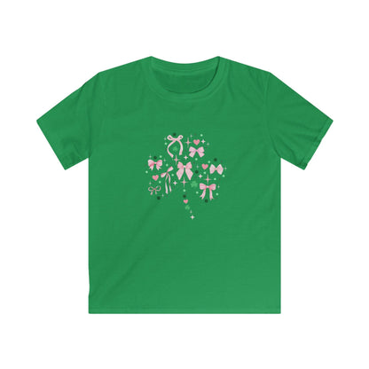 Shamrock Sparkle Youth Tee - ☘️💖 Shine Bright this St. Patrick's Day! 💖☘️ - Whippie's