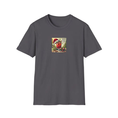 Santa's Favorite Hot Mess 🎅🎄🍹 - Unisex Softstyle T-shirt - Whippie's