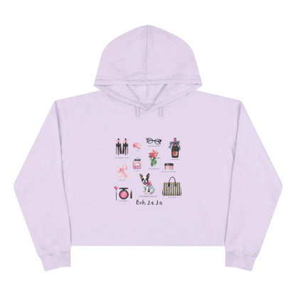 Ooh La La! French Chic Crop Hoodie - Whippie's