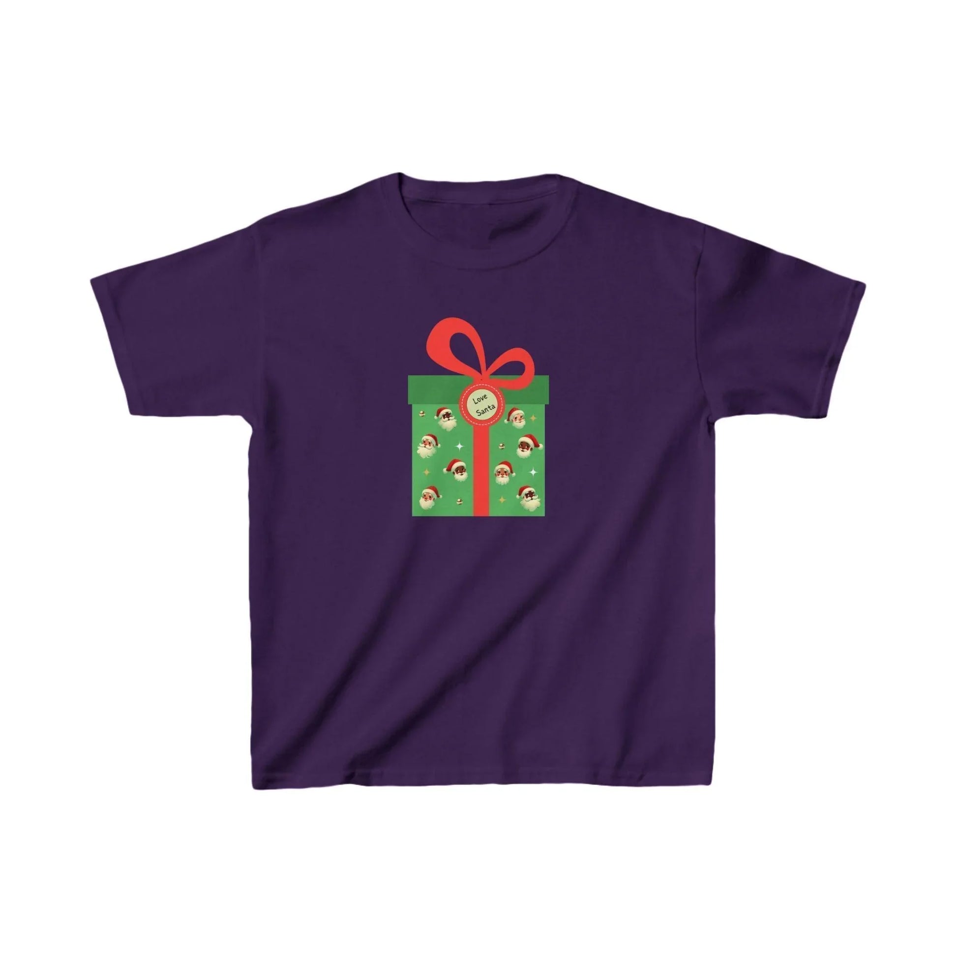 Love Santa Present 🎅 Kids Heavy Cotton™ Tee! - Whippie's