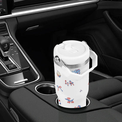 USA 250 Tumbler Back in Car Cupholder
