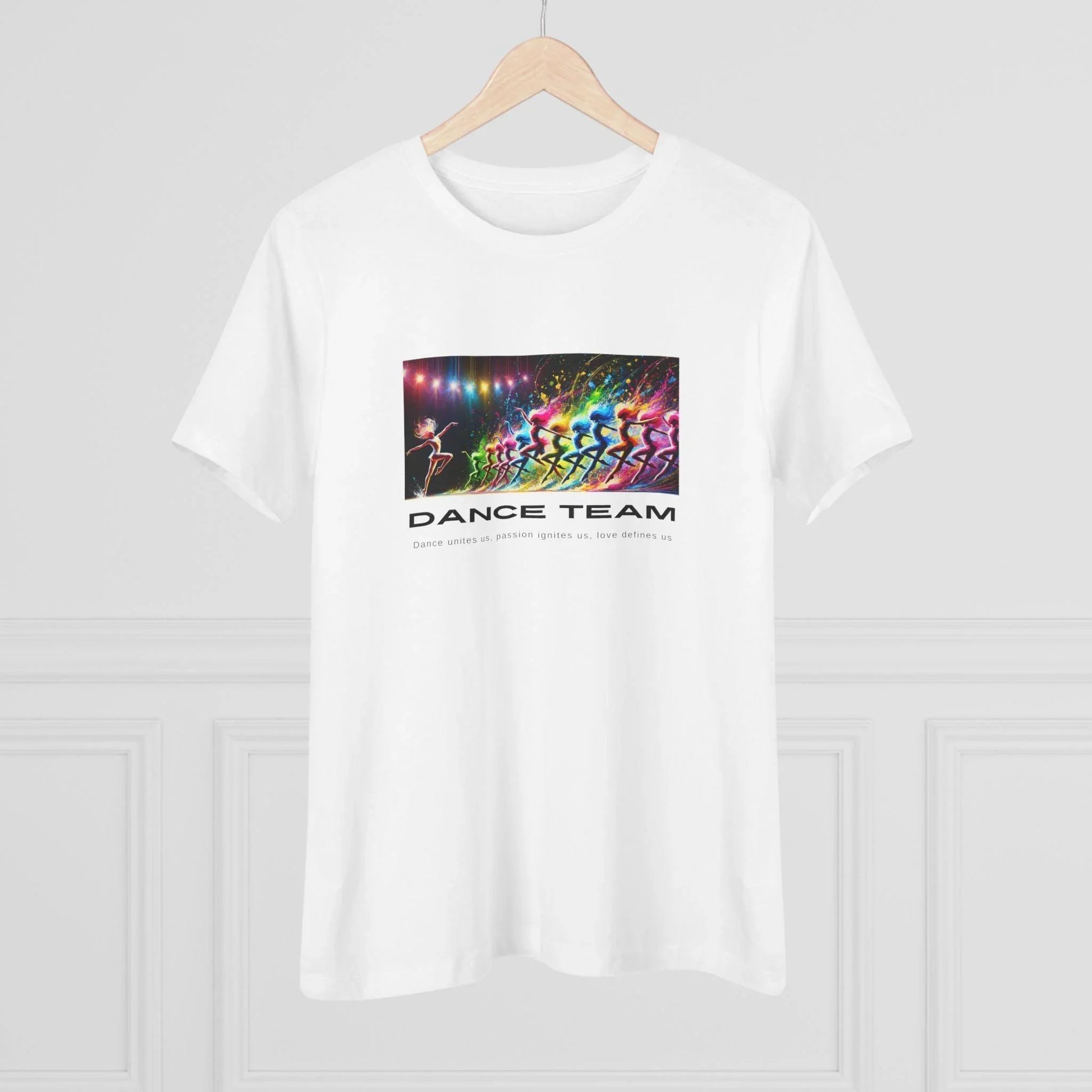 Dance Team: Dance unites us, passion ignites us, love defines us! 💃‍♀️ Women's Softstyle Tee 🎨 - Whippie's