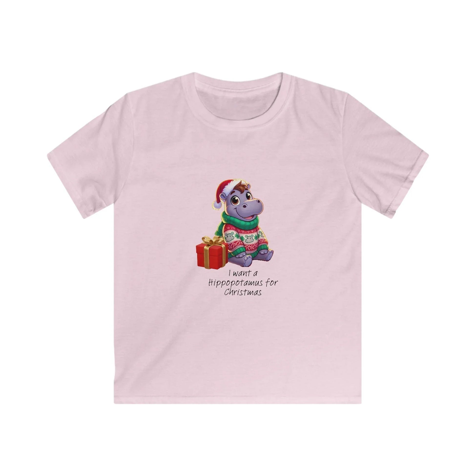 I Want a Hippopotamus for Christmas 🦛🎄 Boy Hippo - Kids' Tee! 🎁✨ - Whippie's