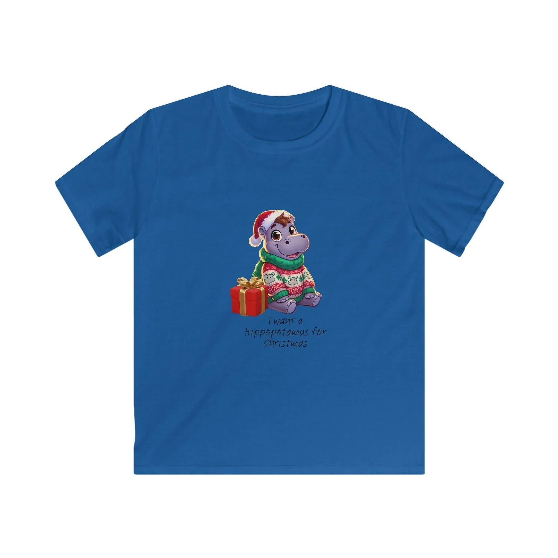 I Want a Hippopotamus for Christmas 🦛🎄 Boy Hippo - Kids' Tee! 🎁✨ - Whippie's