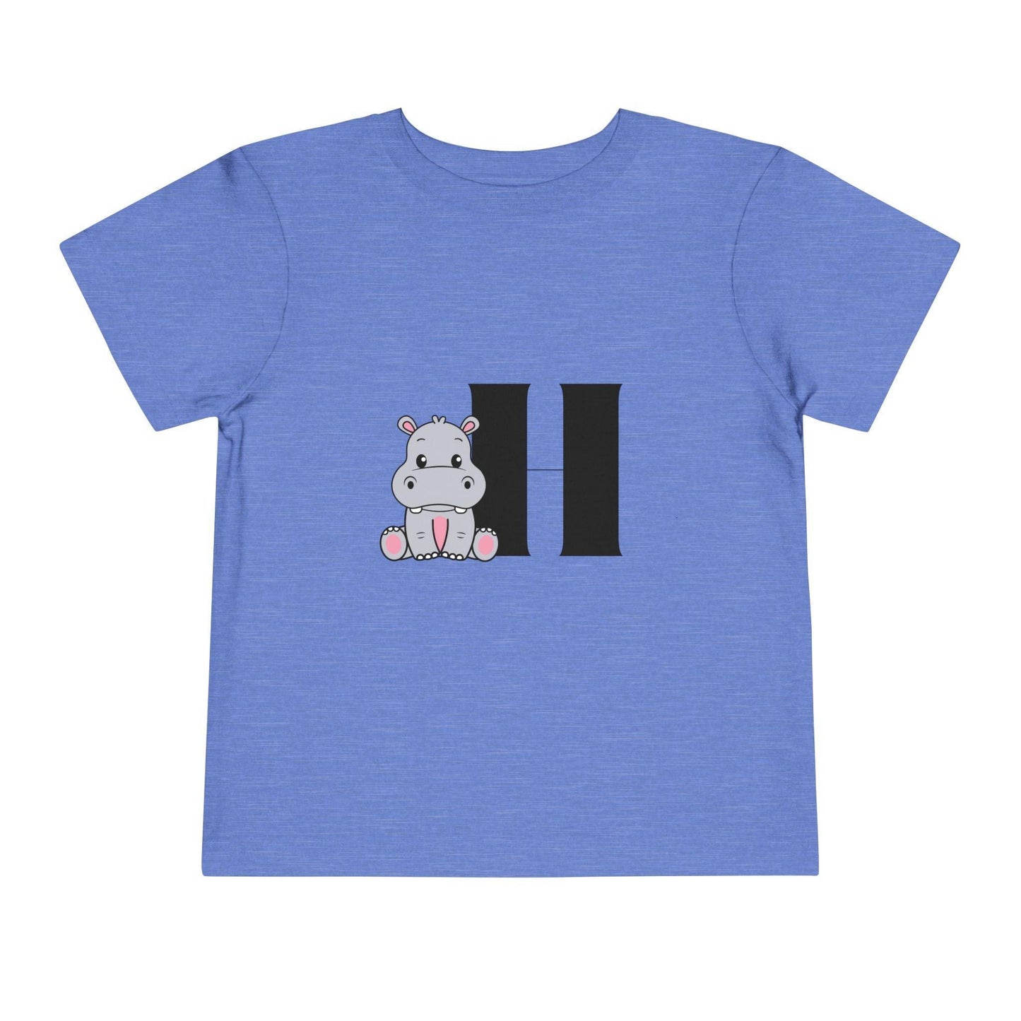 Alphabet Adventures: Letter H - Hippo Toddler T-shirt - Whippie's