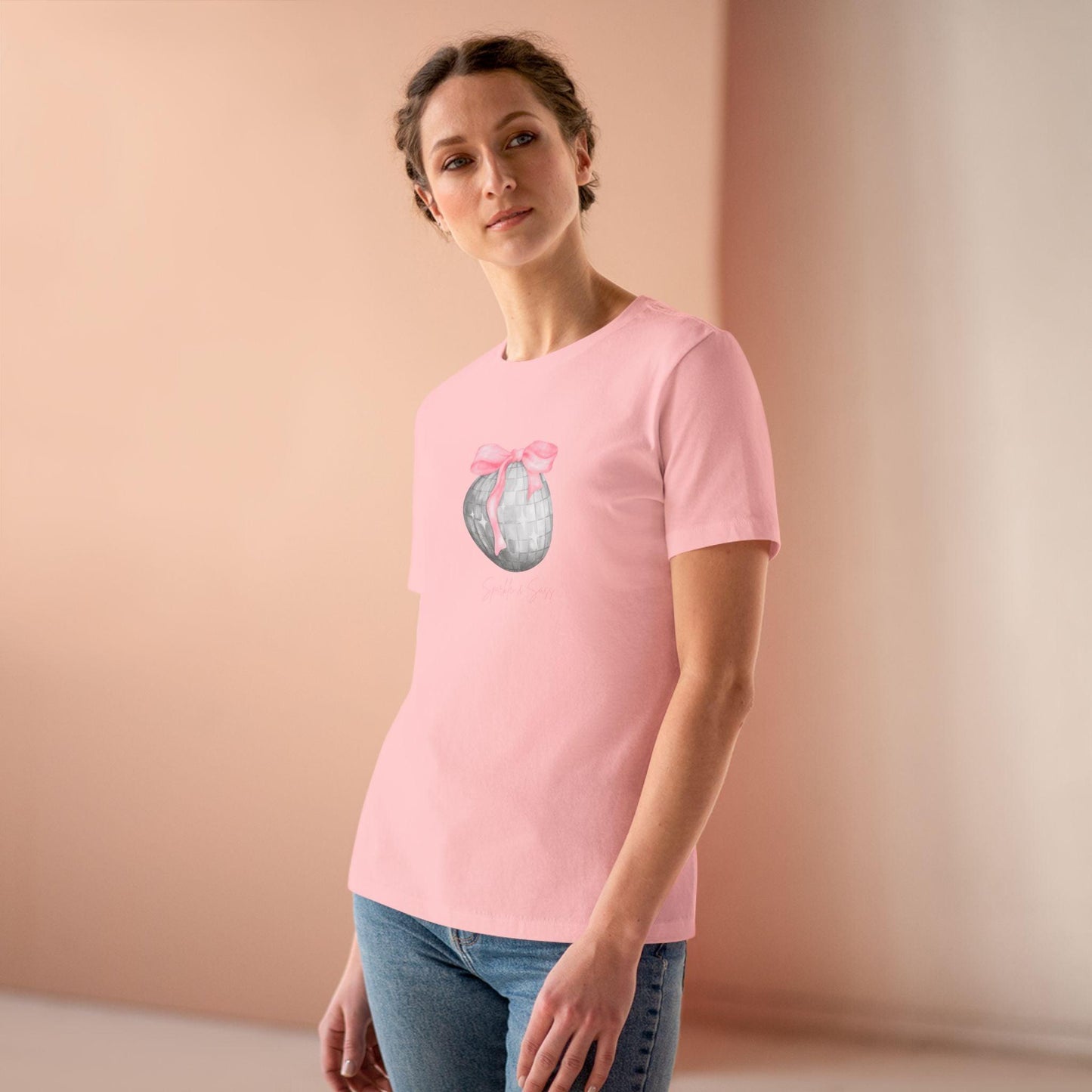 Sparkle & Shine Disco Ball Women's Softstyle Tee - Dance the Night Away! ✨ - Whippie's
