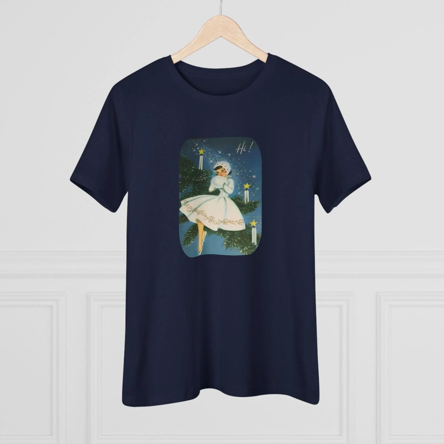 Hi! Lady in White - Women's Tee - Whippie's