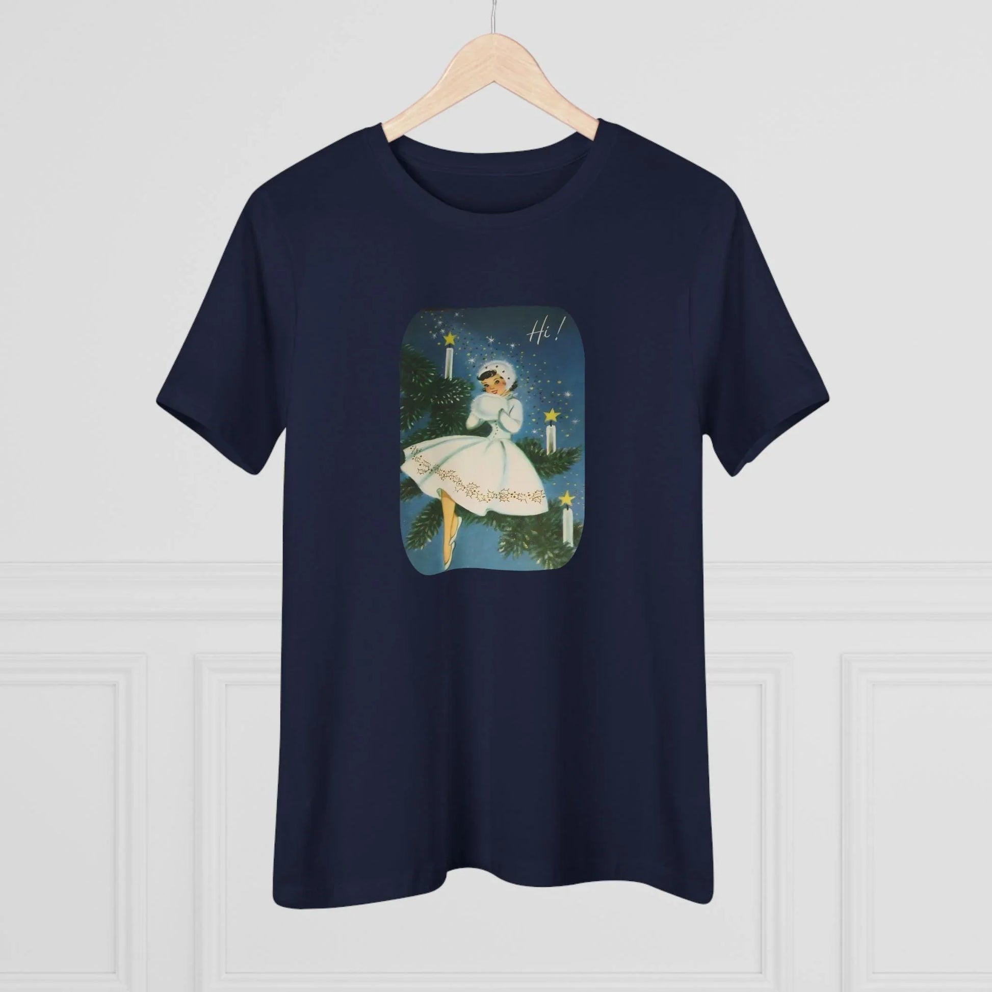 Hi! Lady in White - Women's Tee - Whippie's