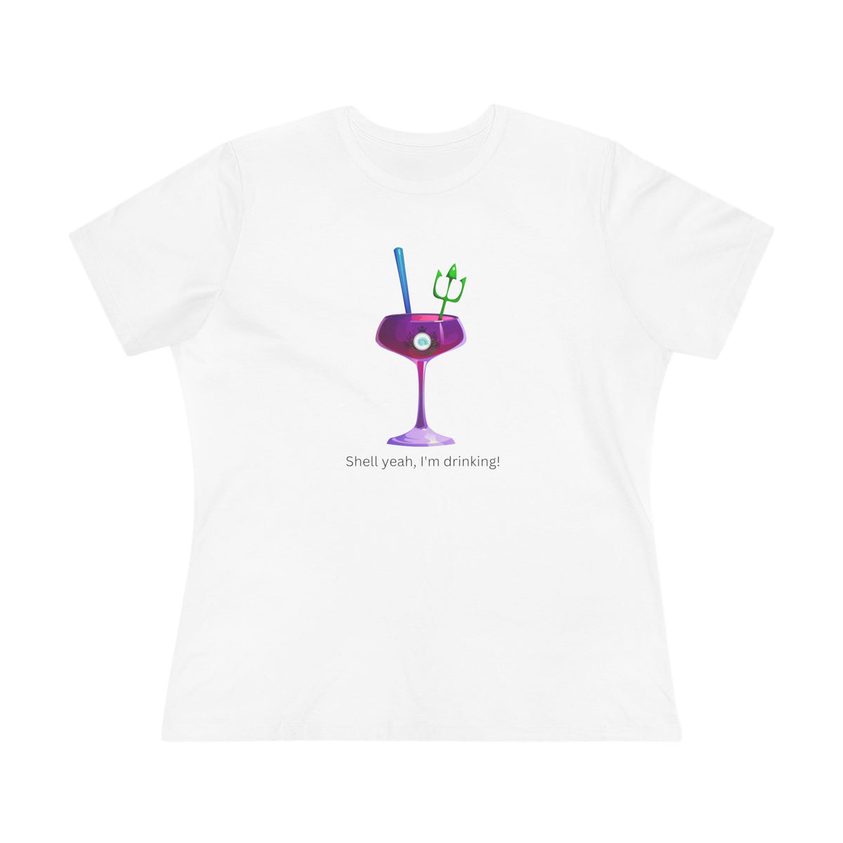 Mermaid Cocktail Shirt - Shell Yeah, I’m Drinking!