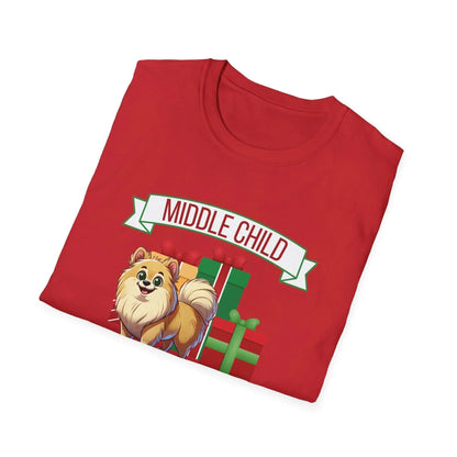 Middle Child, The Favorite 🎁🐶 Pomeranian - Unisex Tee! 🎁👑 - Whippie's