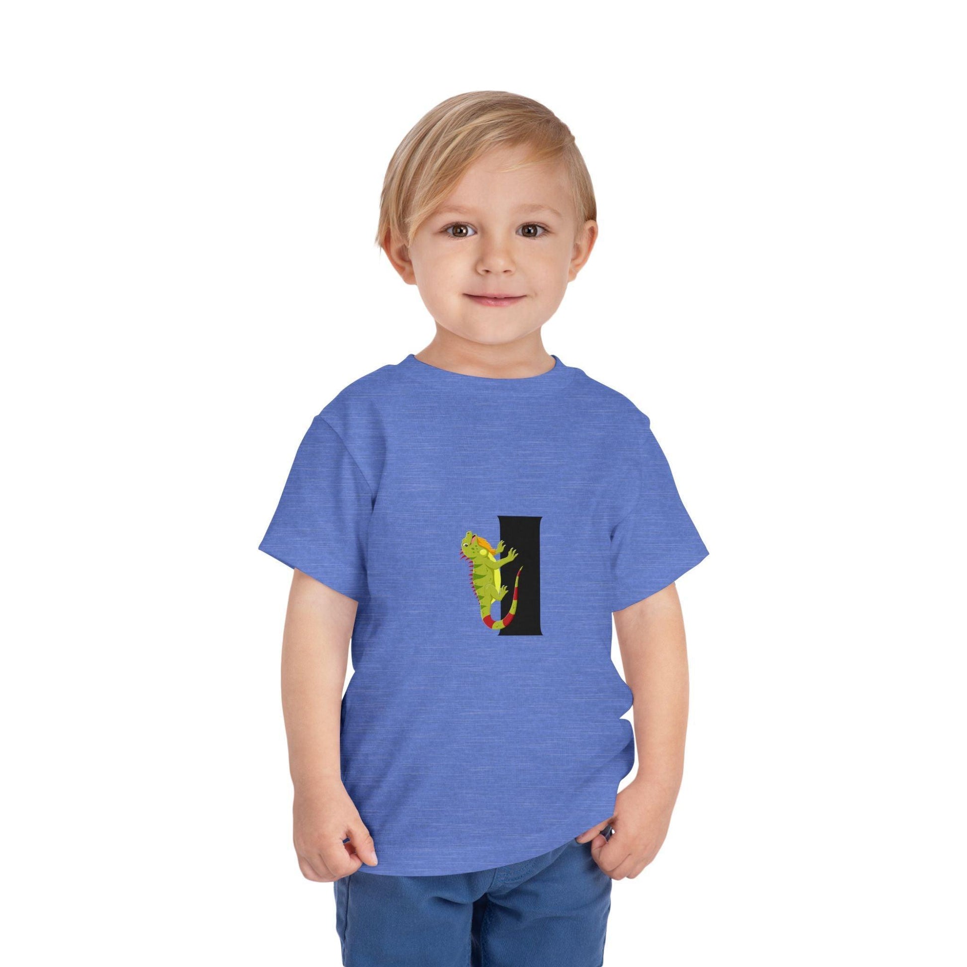 Alphabet Adventures: Letter I - Iguana Toddler T-shirt - Whippie's