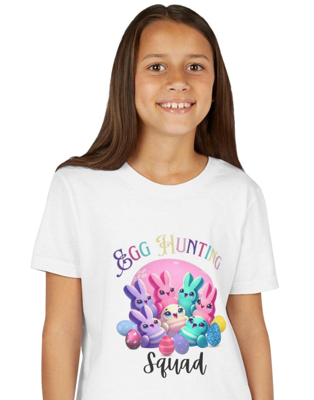 Egg Hunting Squad Youth Tee - 🐣🐰 Hop into Easter Fun! 🐰🐣 - Whippie's